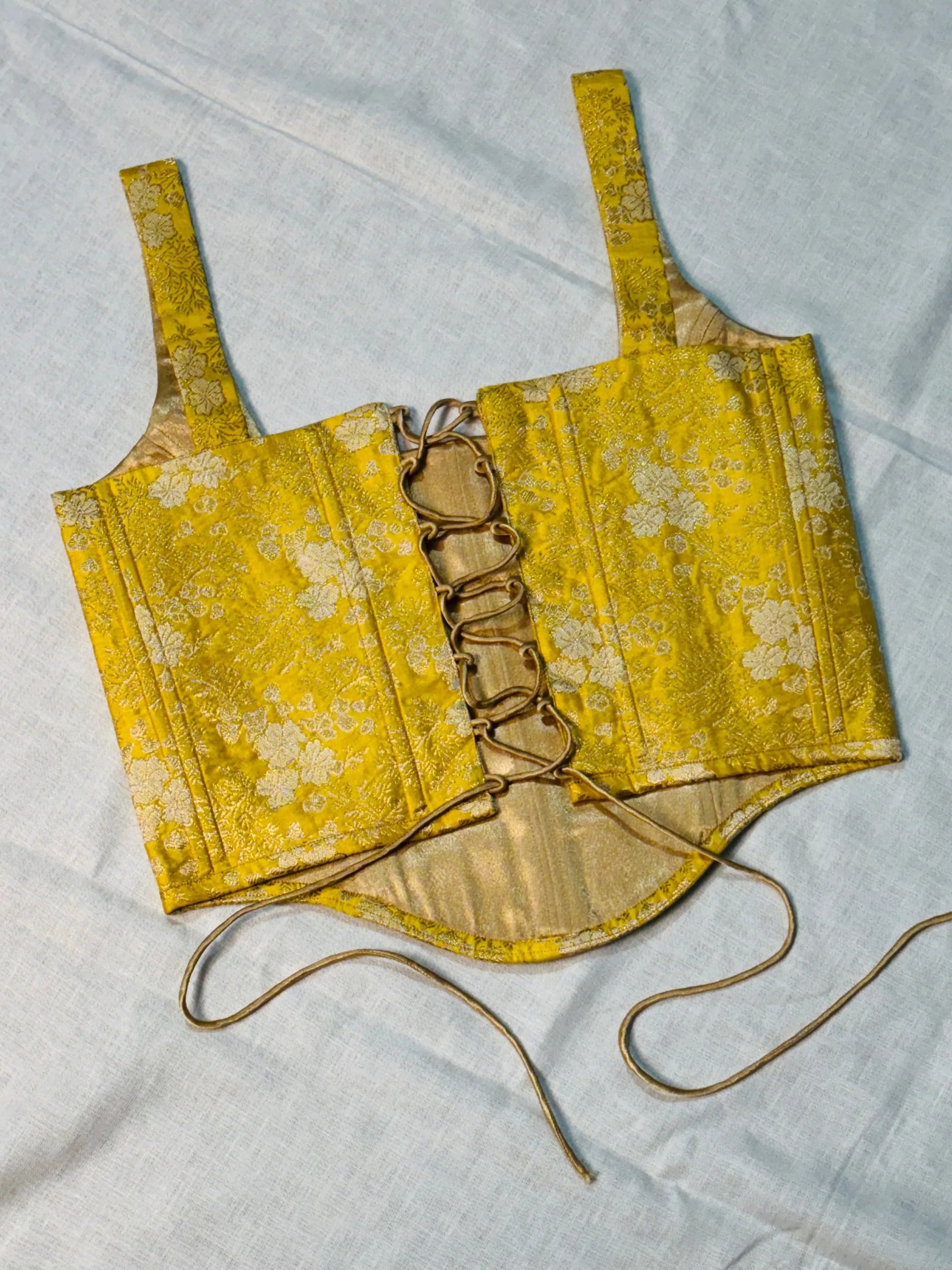 Elegant Banarsi Silk Corset top kihums clothing