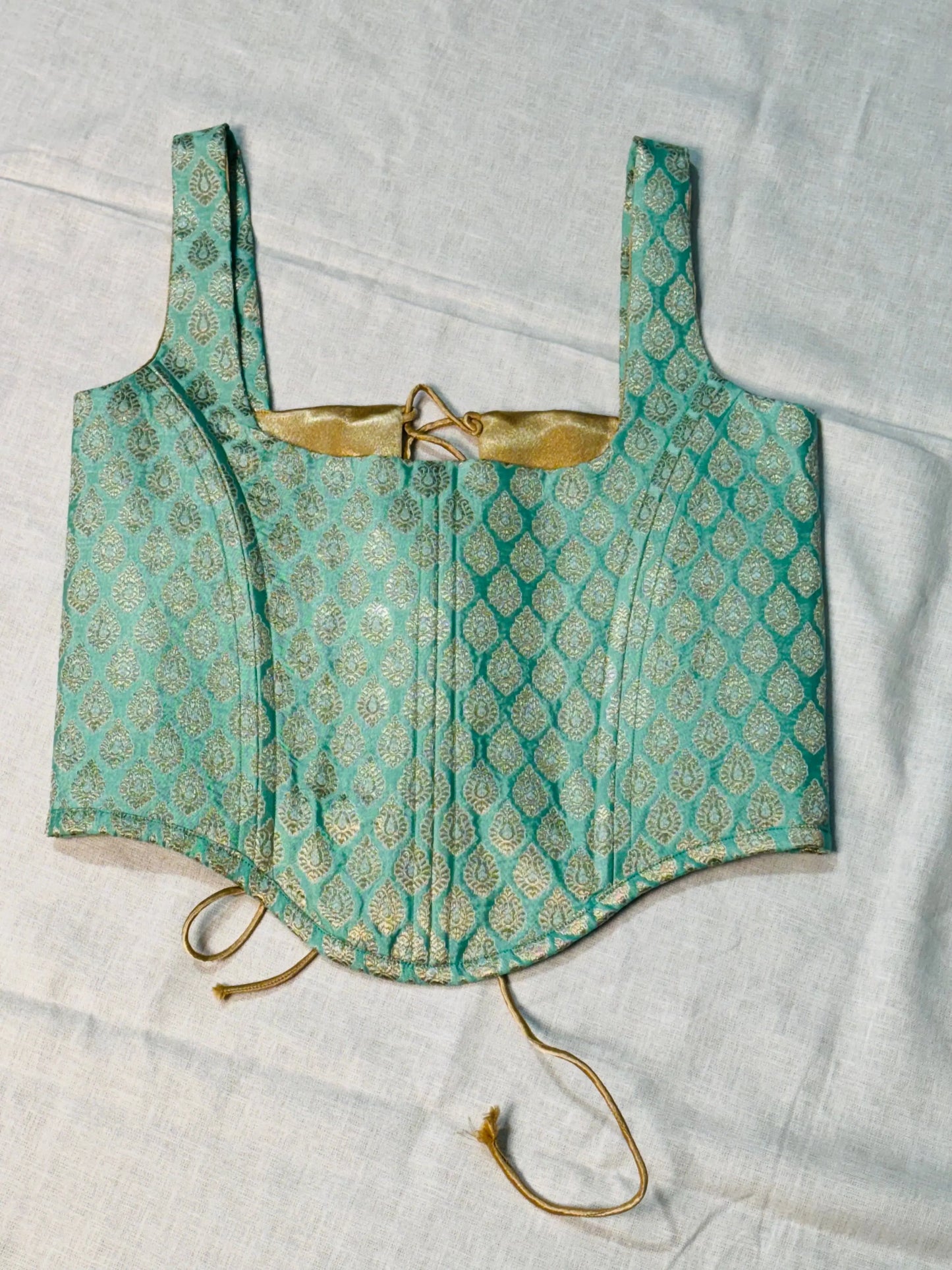 Elegant Banarsi Silk Corset top kihums clothing