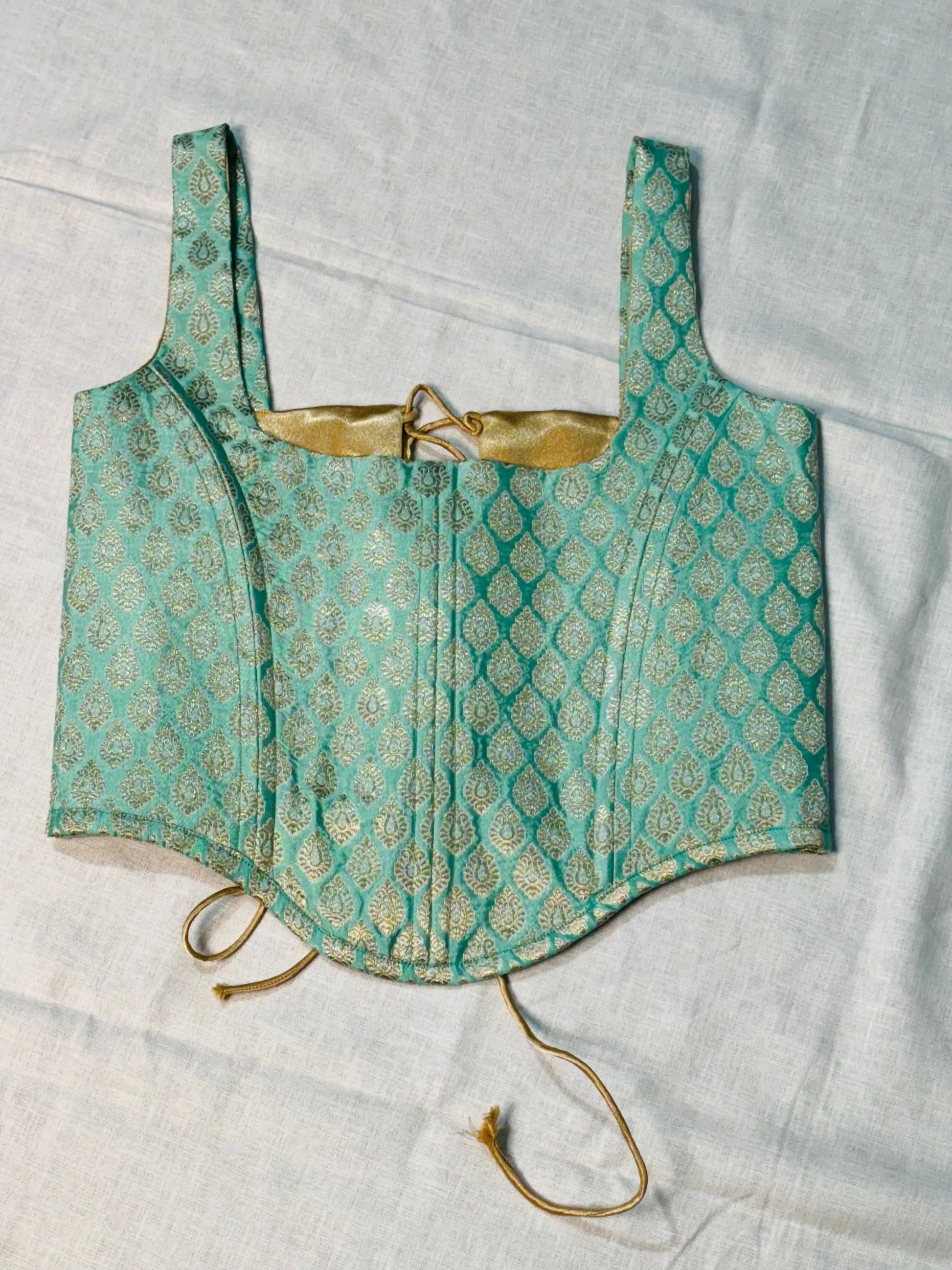Elegant Banarsi Silk Corset top kihums clothing
