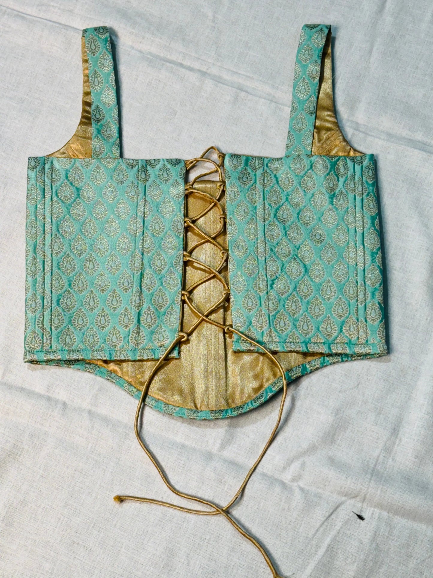 Elegant Banarsi Silk Corset top kihums clothing