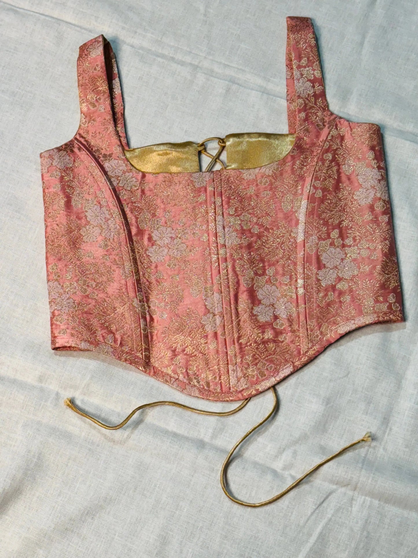 Elegant Banarsi Silk Corset top kihums clothing