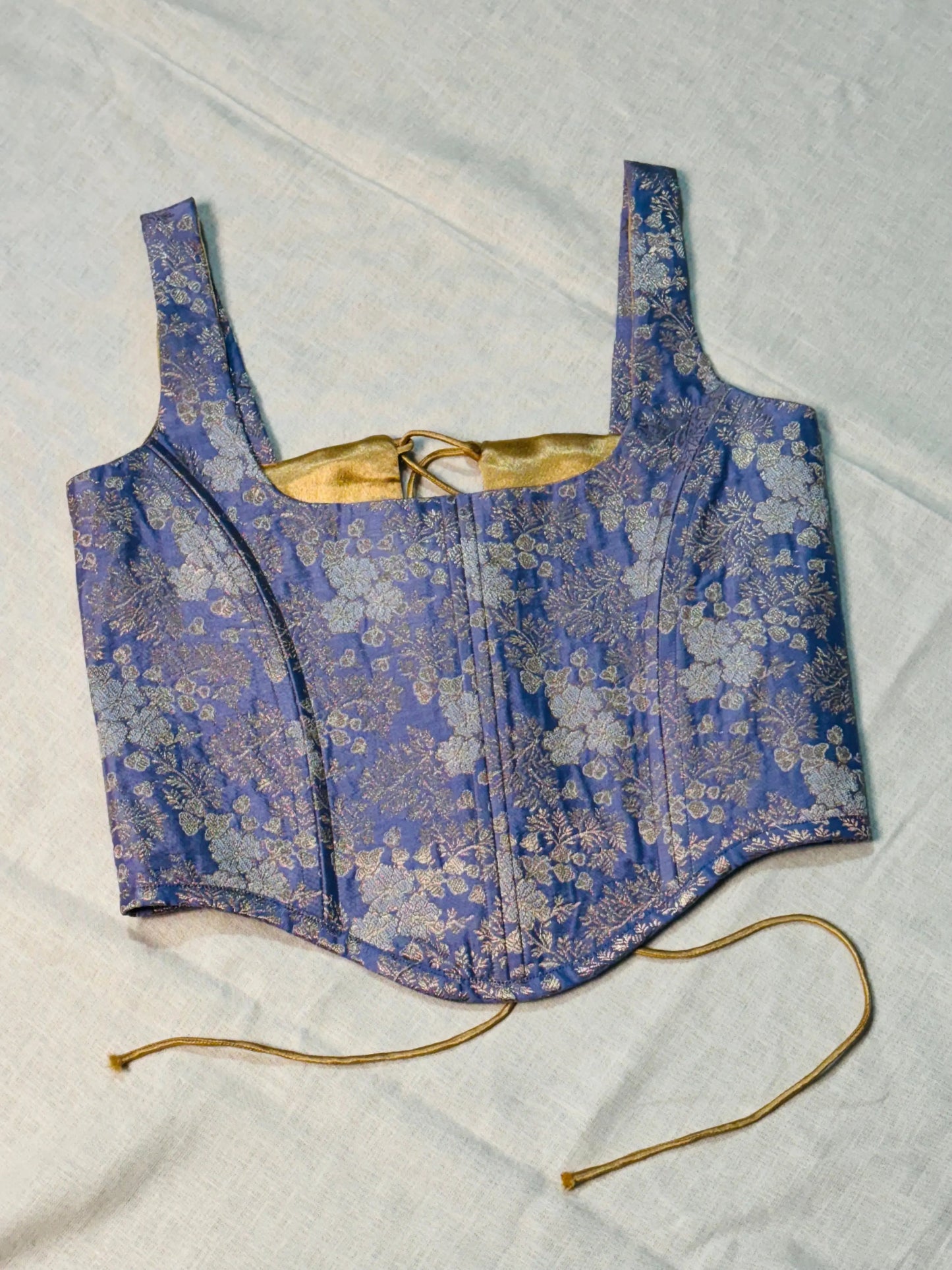 Elegant Banarsi Silk Corset top kihums clothing
