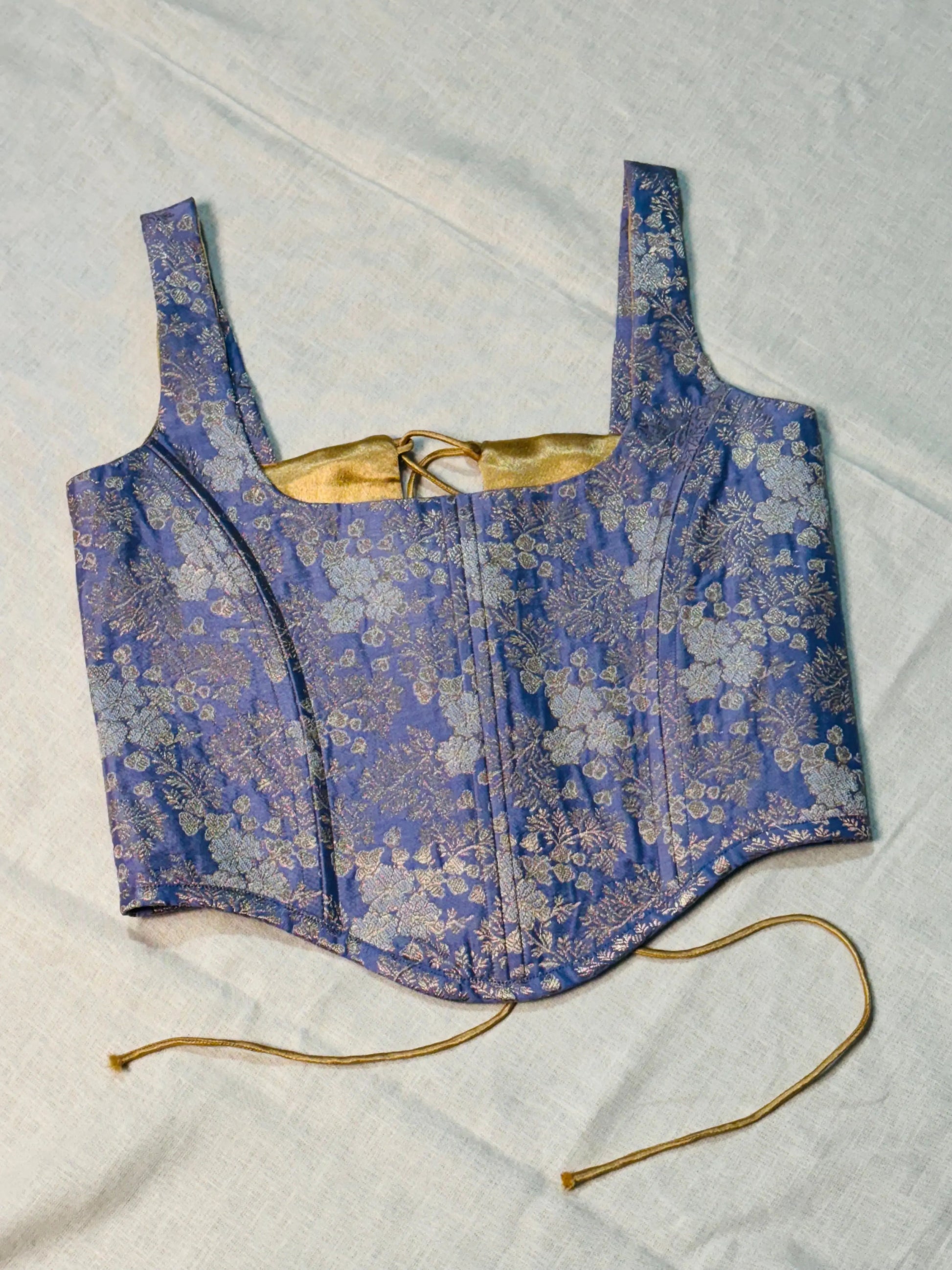 Elegant Banarsi Silk Corset top kihums clothing