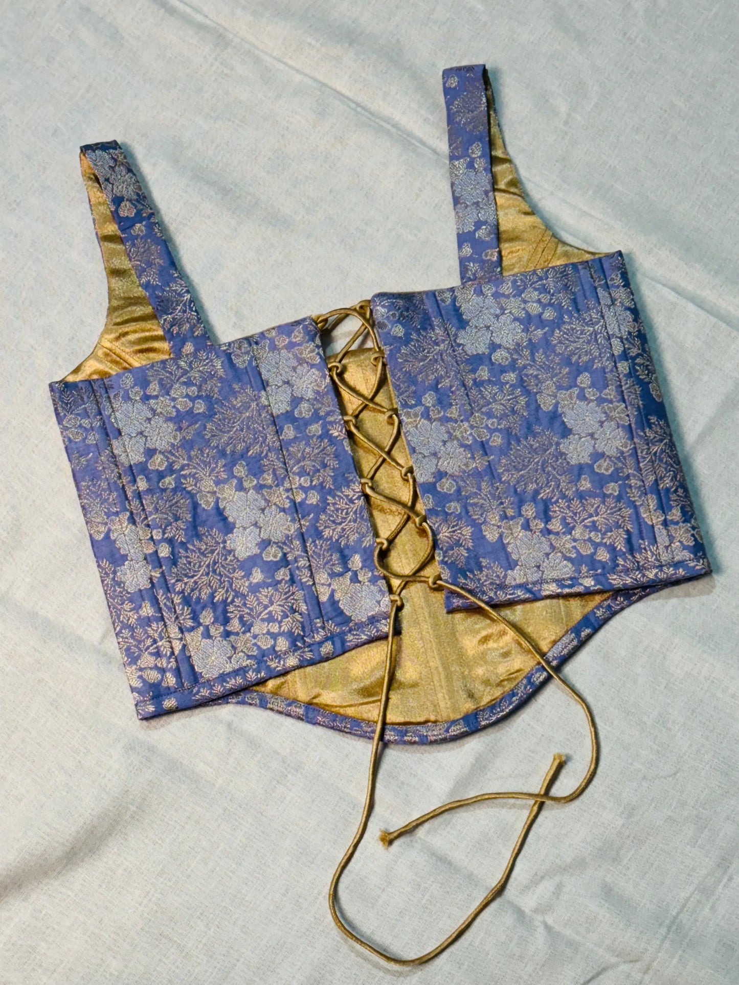 Elegant Banarsi Silk Corset top kihums clothing