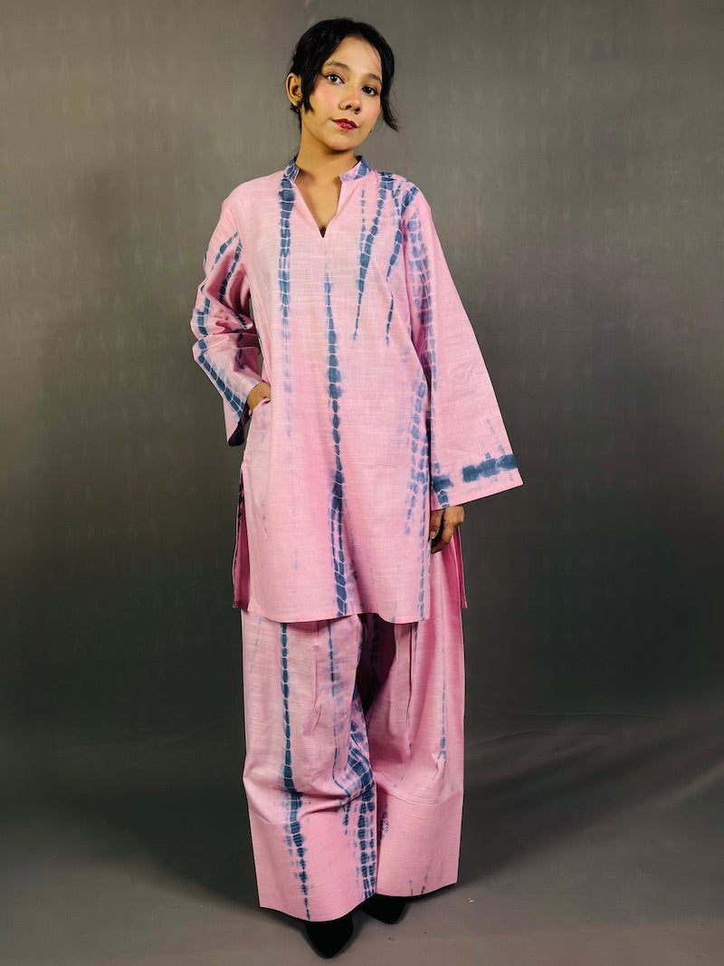SHIBORI Cotton Kurta Set for women with beautiful print | Summer Kurta set