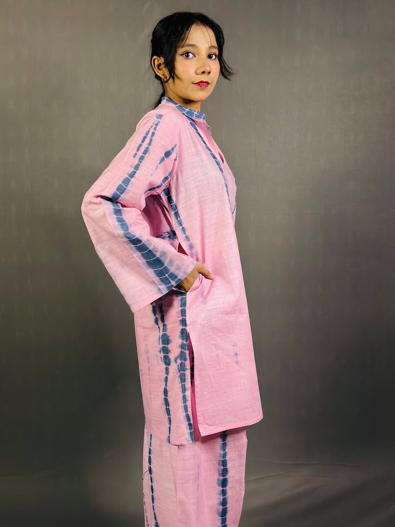 SHIBORI Cotton Kurta Set for women with beautiful print | Summer Kurta set