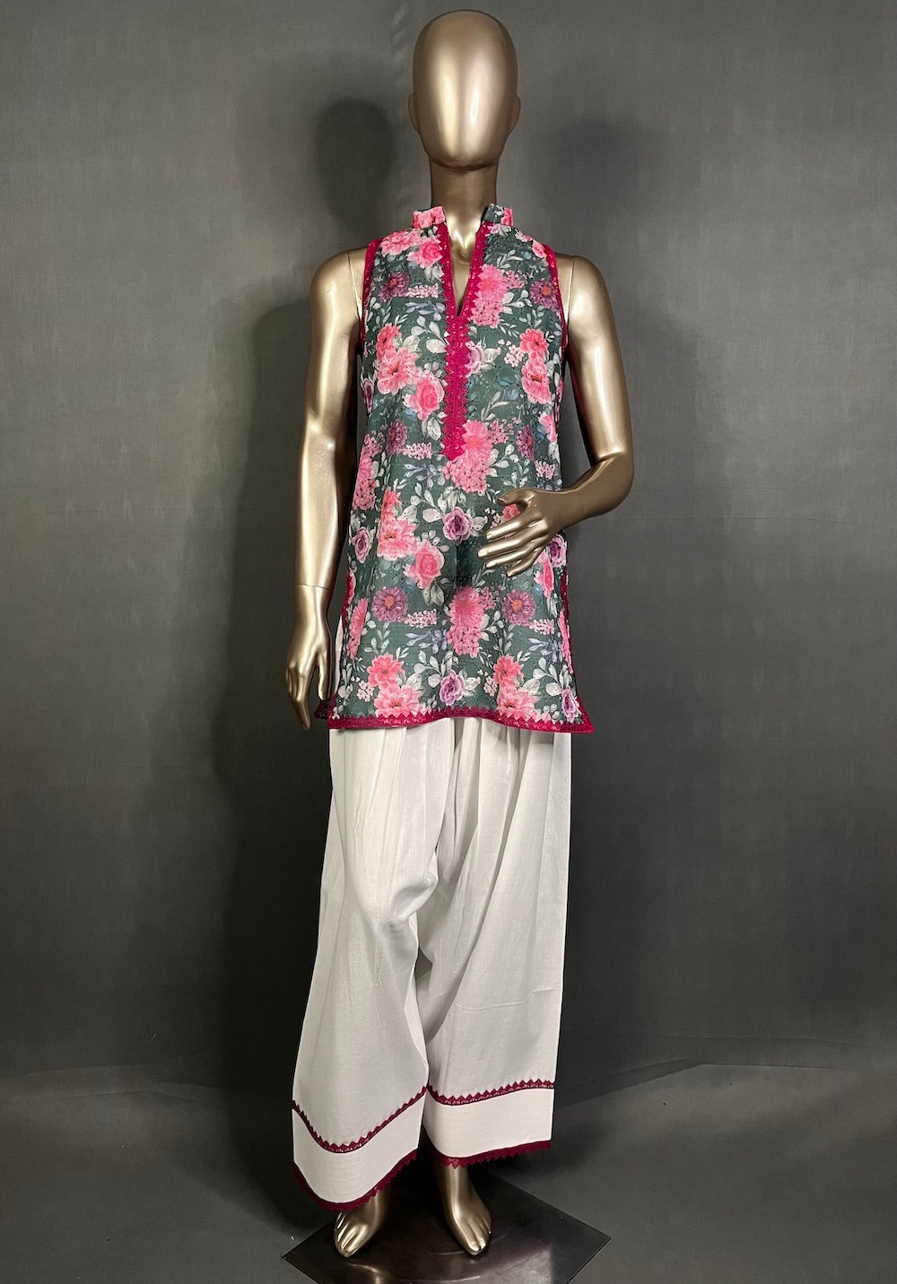 HANIA Cotton Hakoba Floral Printed Kurta Set for women | Summer Kurta set