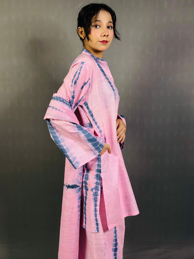 SHIBORI Cotton Kurta Set for women with beautiful print | Summer Kurta set
