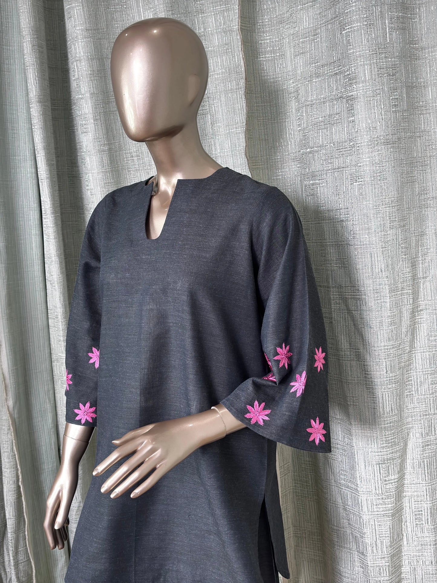 Black Co-ord Set with hand embroidery work kihums clothing