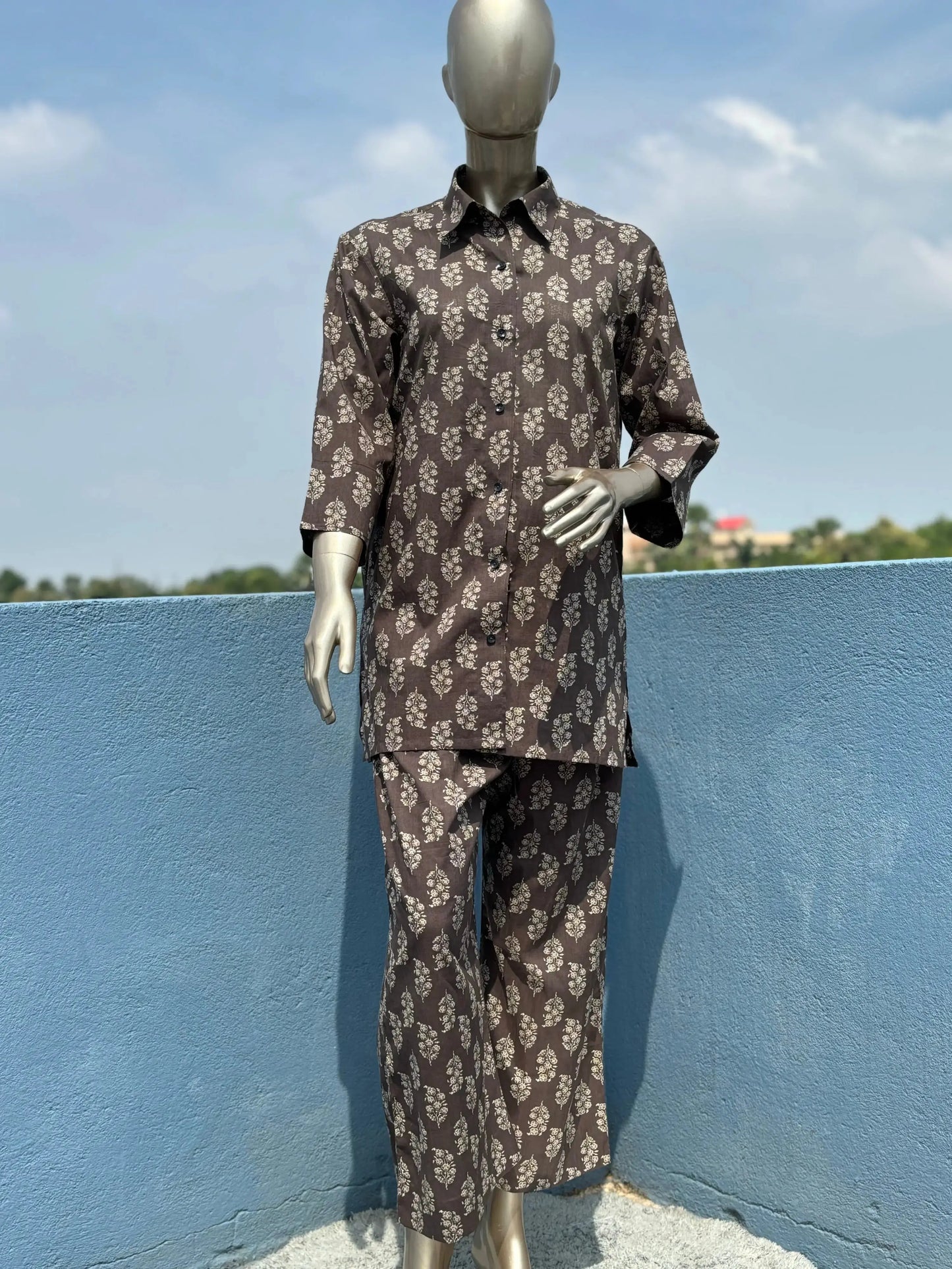 Ash Brown Co-ord Sets for Women | Stylish & Trendy Two-Piece Matching Sets kihums clothing
