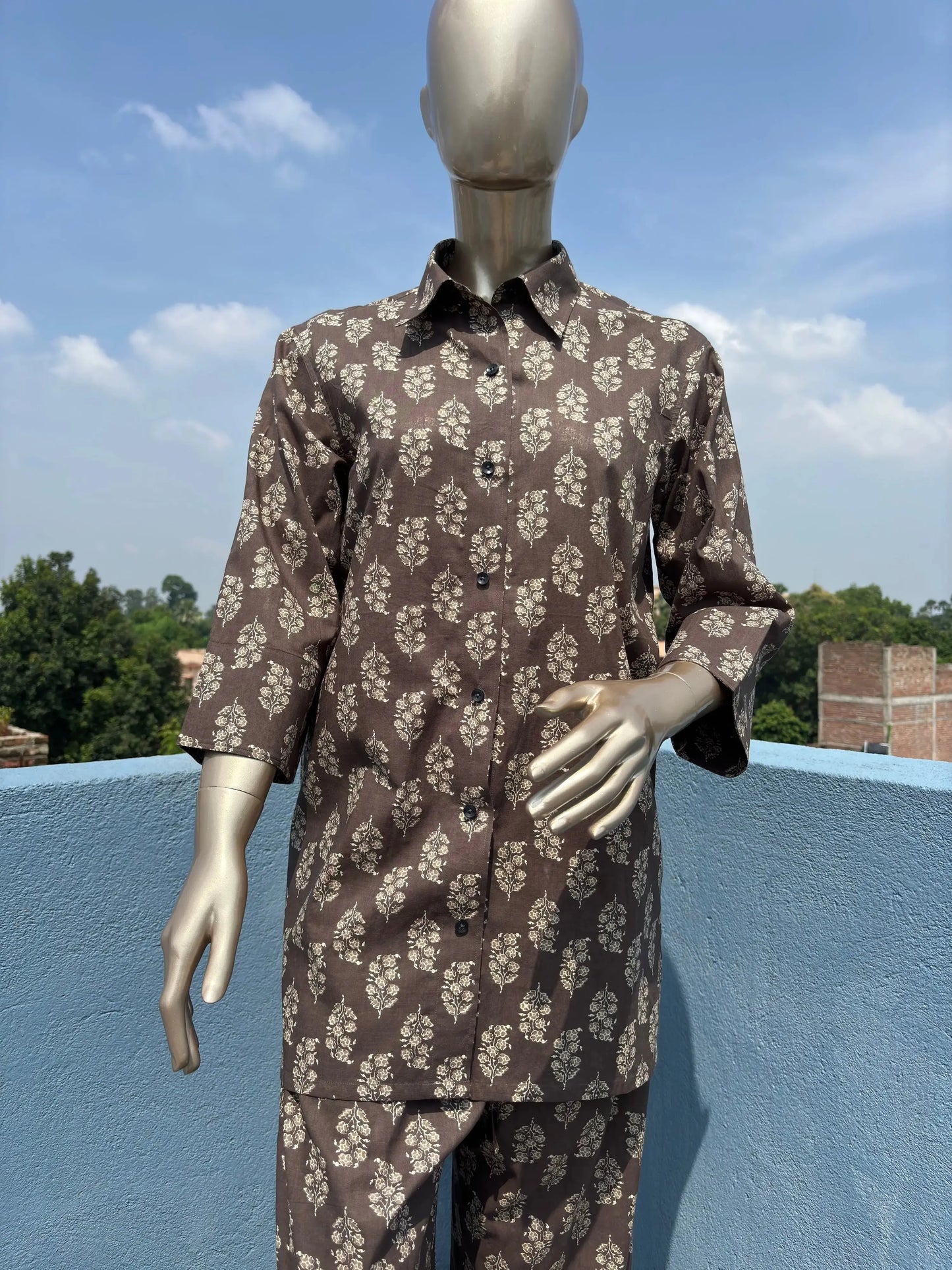 Ash Brown Co-ord Sets for Women | Stylish & Trendy Two-Piece Matching Sets kihums clothing