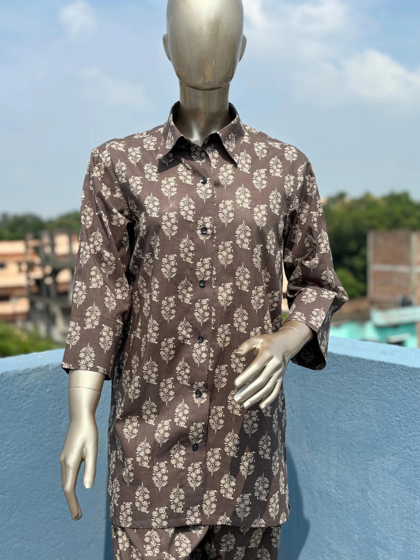 Ash Brown Co-ord Sets for Women | Stylish & Trendy Two-Piece Matching Sets kihums clothing