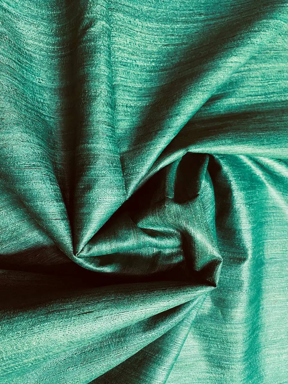 Dark Green Handwoven Tussar Silk Saree | KIHUMS Saree kihums clothing