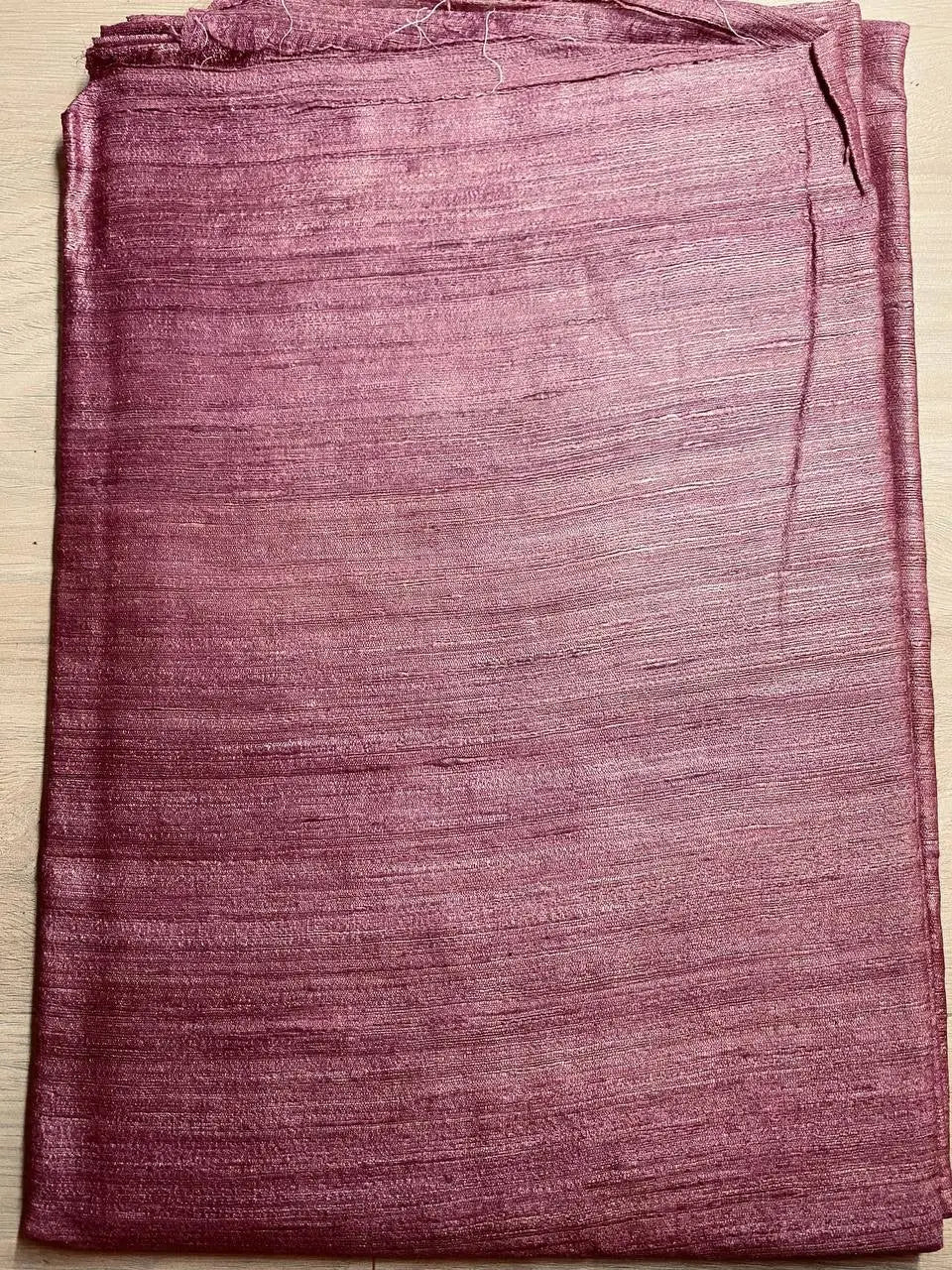 Dusty Rose Handwoven Tussar Silk Saree | KIHUMS Saree kihums clothing