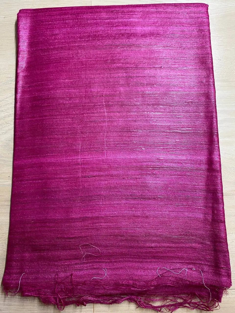 Pink Handwoven Tussar Silk Saree | KIHUMS Saree kihums clothing