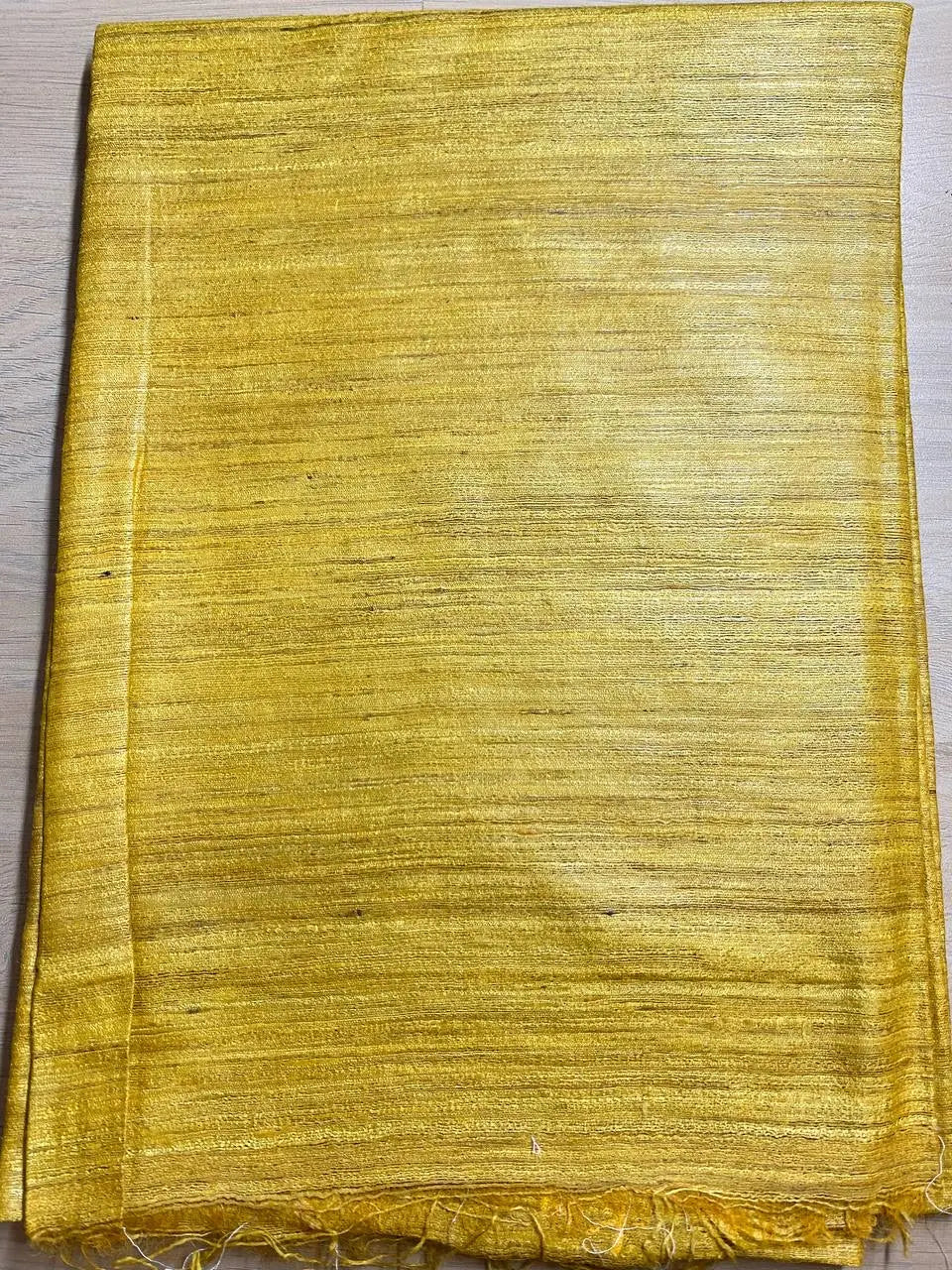 Yellow Shade Handwoven Tussar Silk Saree | KIHUMS Saree kihums clothing