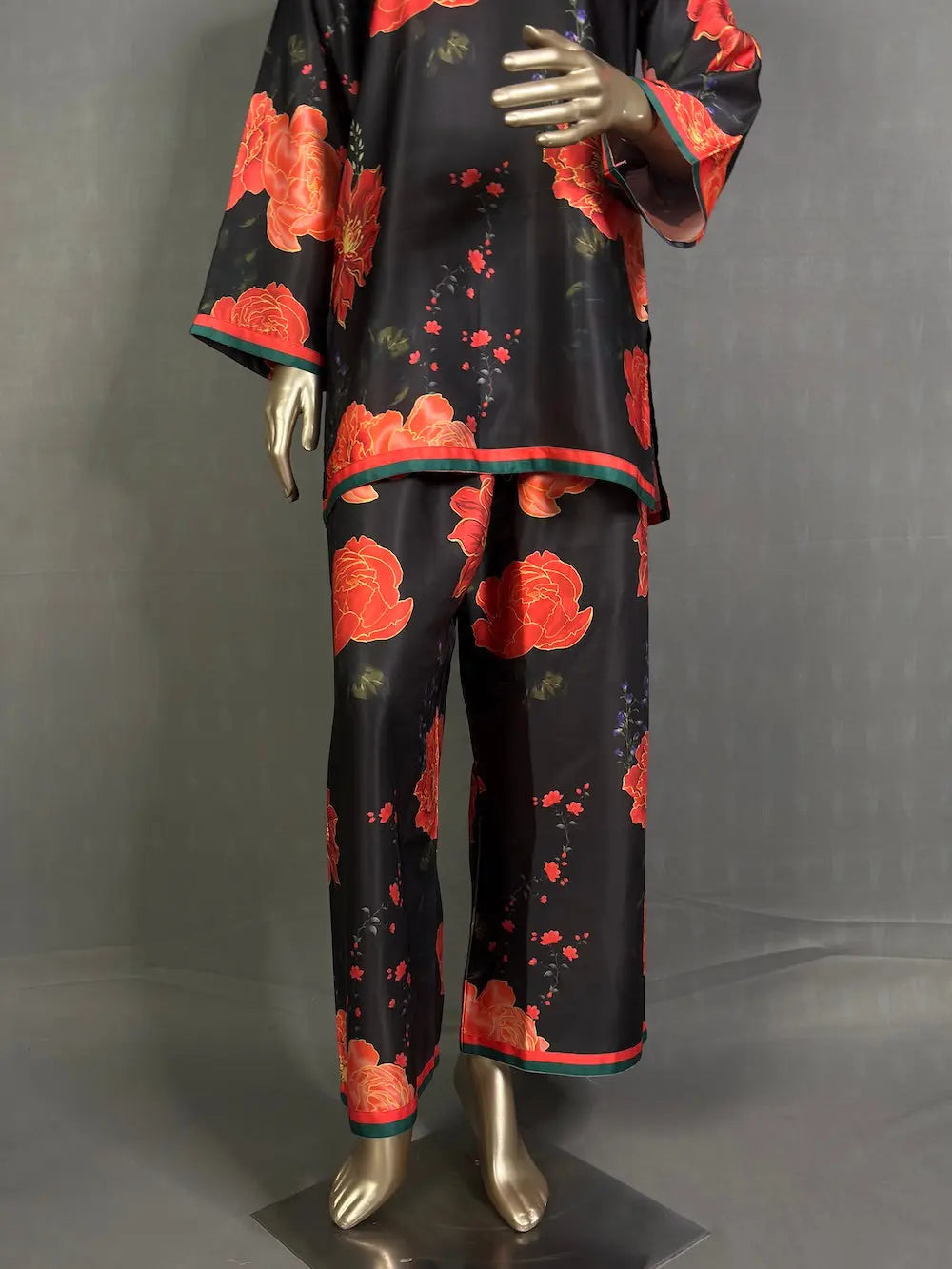 Modal Silk Pakistani Kurta Set with beautiful print | Best Pakistani Kurta Set for women kihums clothing