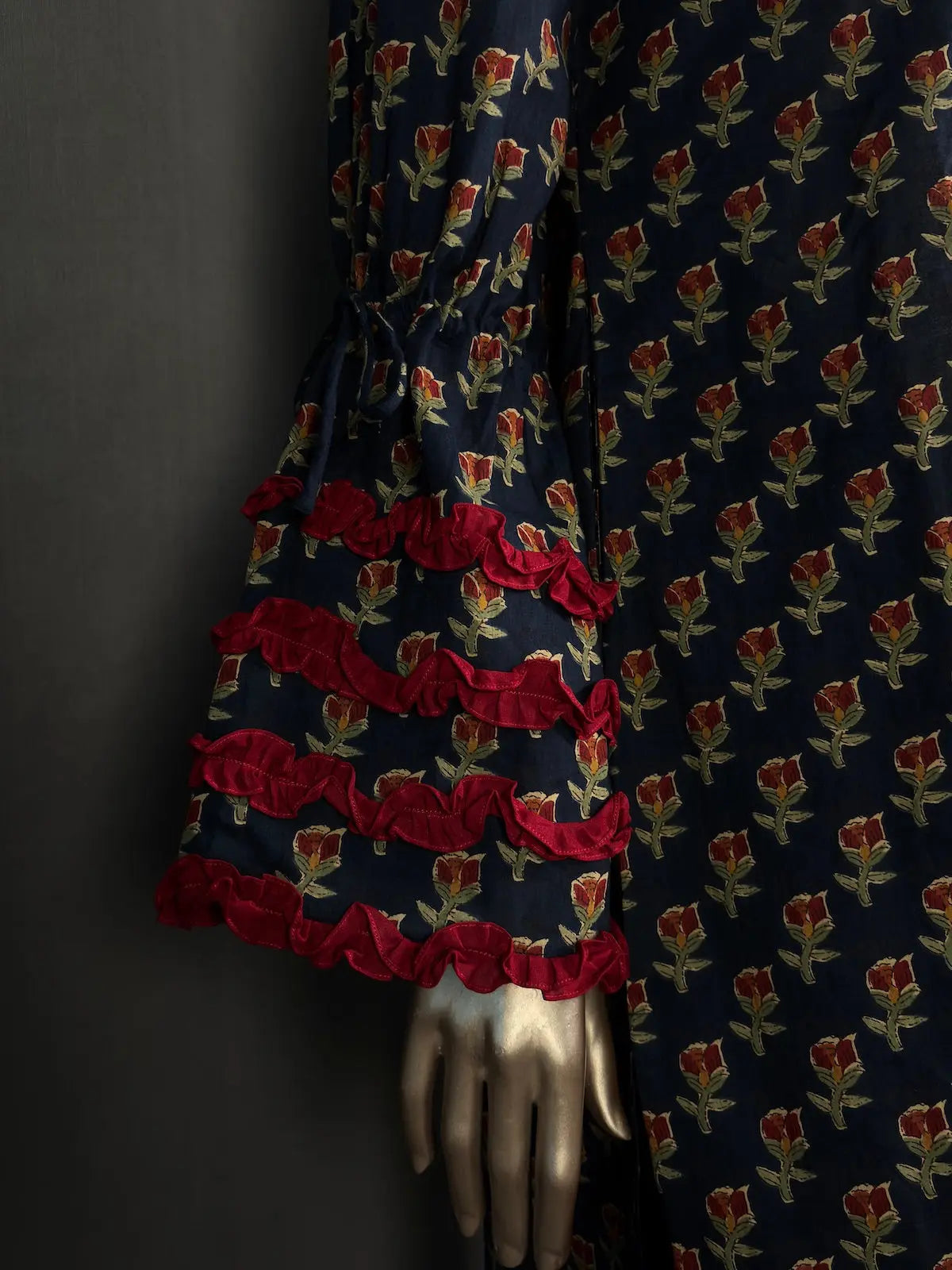 BAHAAR - Printed Salwar Kameez with statement Sleeves kihums clothing