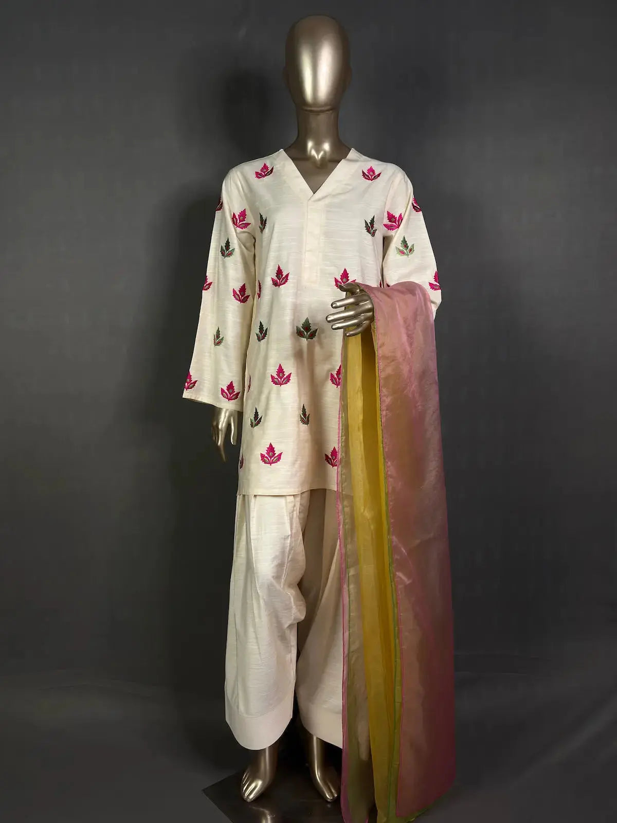 SHARJEENA Farsi Style Pakistani Kurta Set | Embroidery work | Best Pakistani Kurta Sets for women (Copy) kihums clothing
