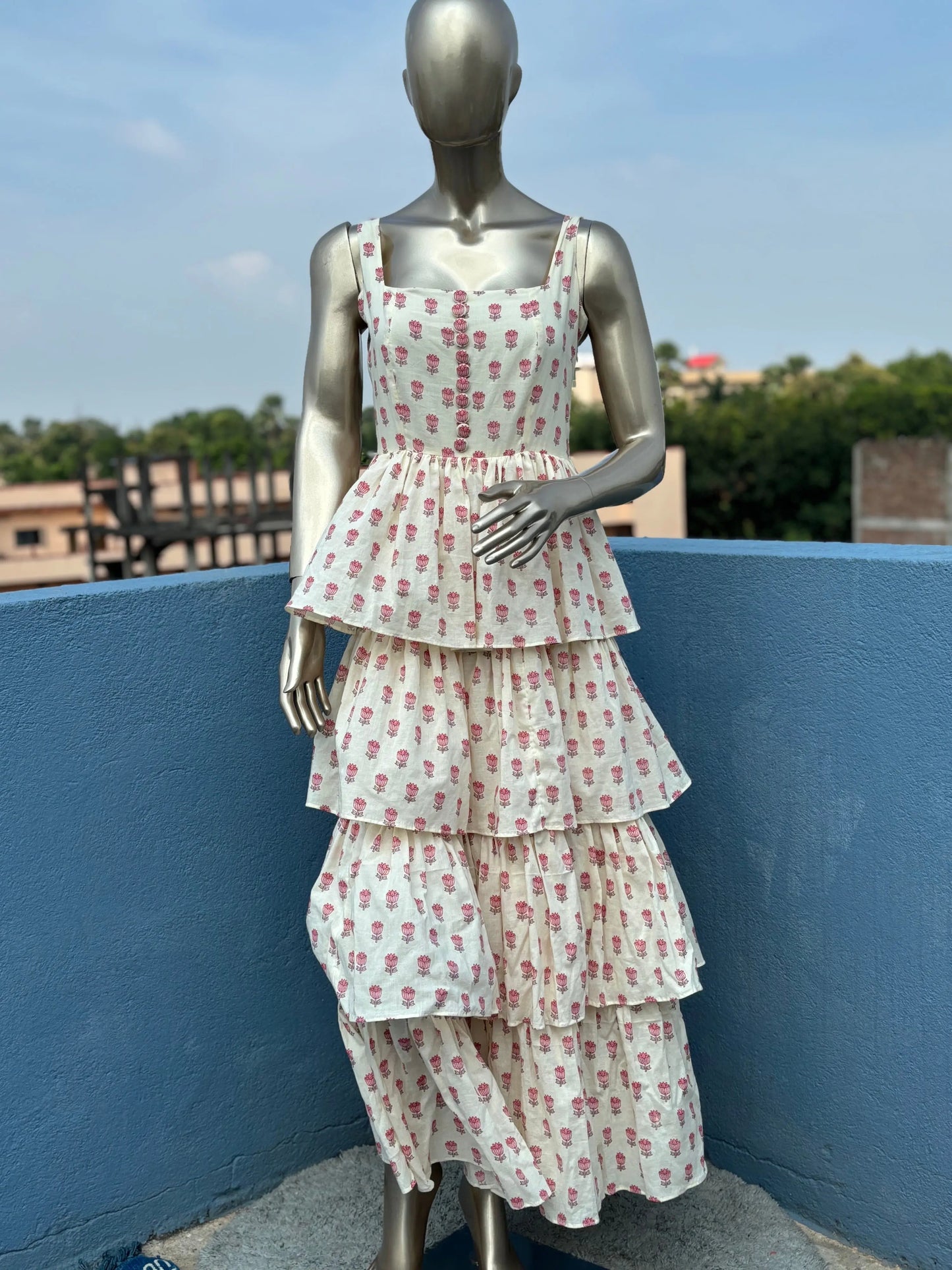 Ruffle Dress - A Timeless Blend of Elegance and Charm kihums clothing