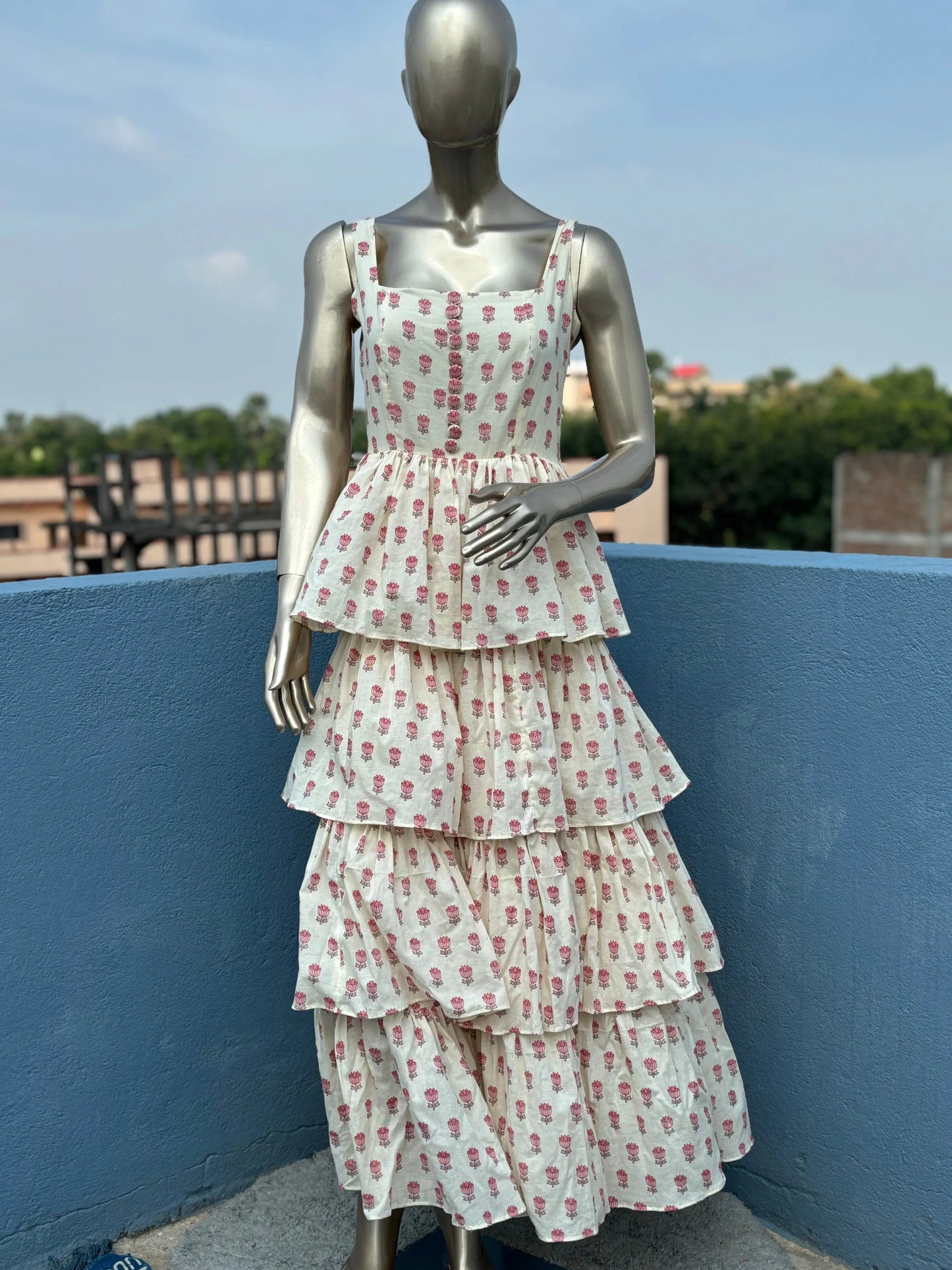 Ruffle Dress - A Timeless Blend of Elegance and Charm kihums clothing
