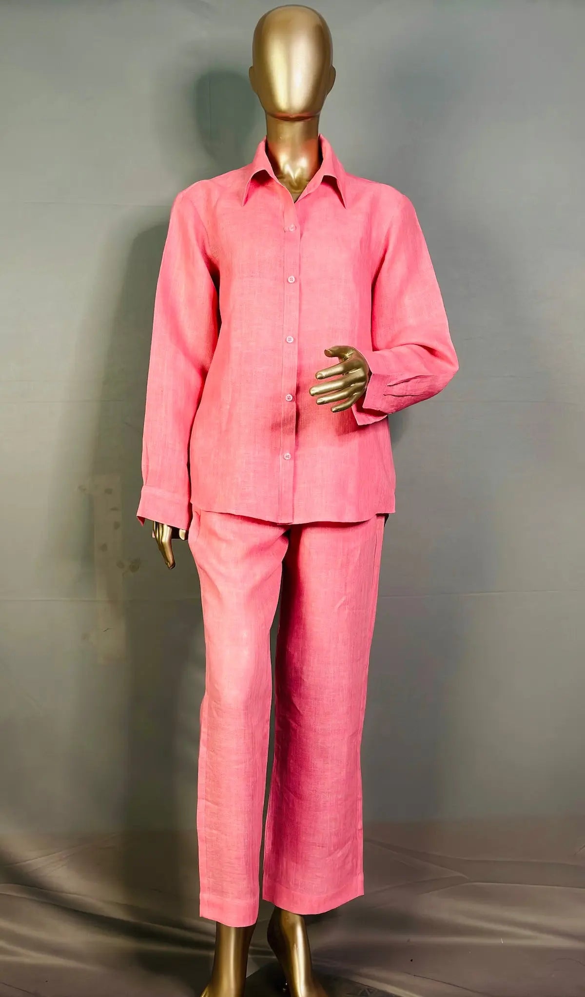 100% Pure Handloom Linen Co-ord Sets for Women | Stylish & Trendy Two-Piece Matching Sets kihums clothing