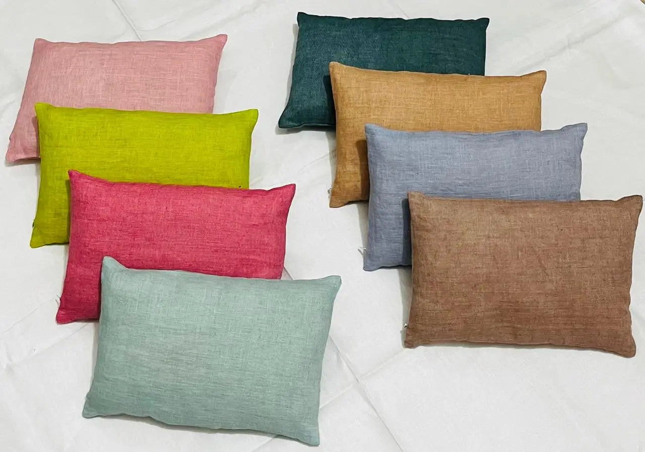Toddler Pillow with Pillowcase | soft 100% organic silk cotton Pillow filling for sleeping | Toddler beds, kids pillows, Infant Pillow- Perfect for Travel, Baby cribs kihums clothing