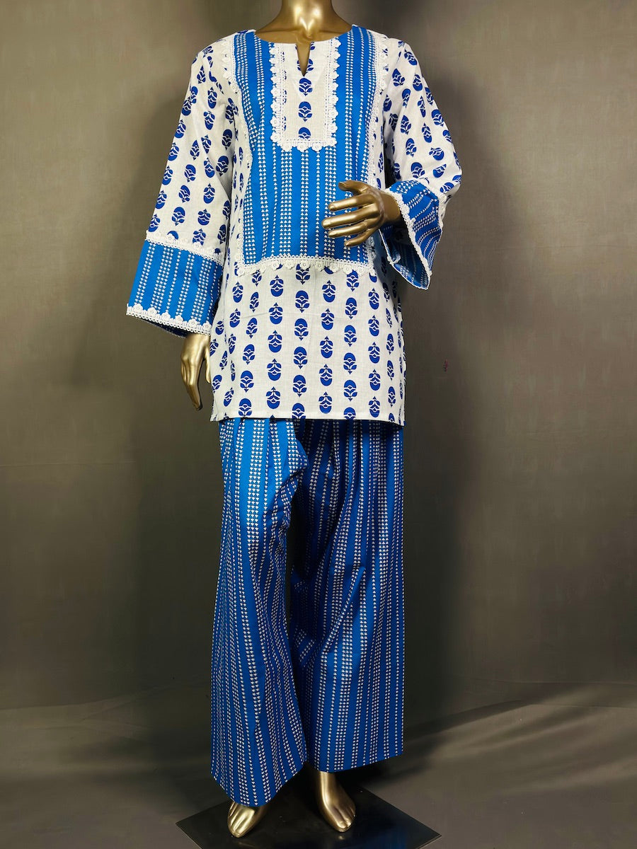 SELIN Cotton Floral Printed Kurta Set for women | Summer Kurta set