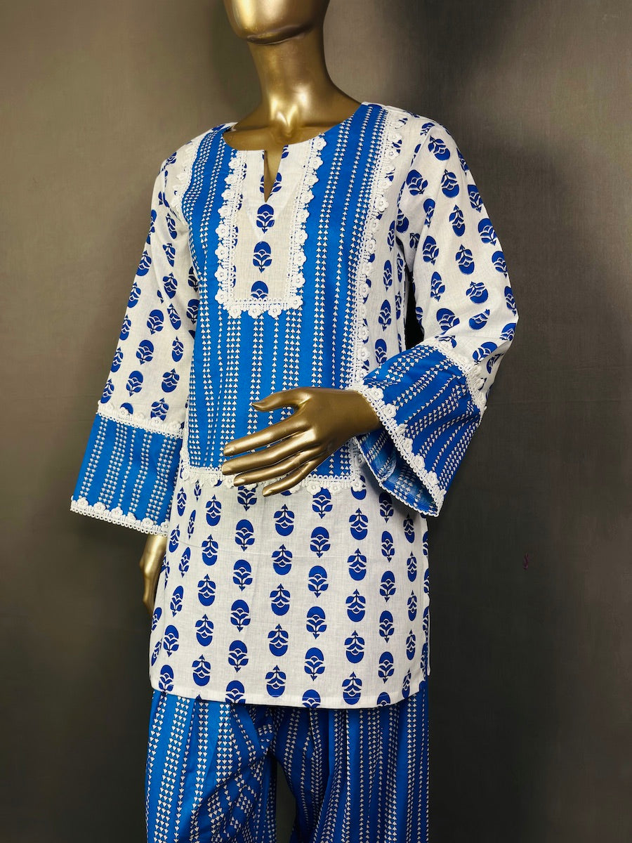 SELIN Cotton Floral Printed Kurta Set for women | Summer Kurta set