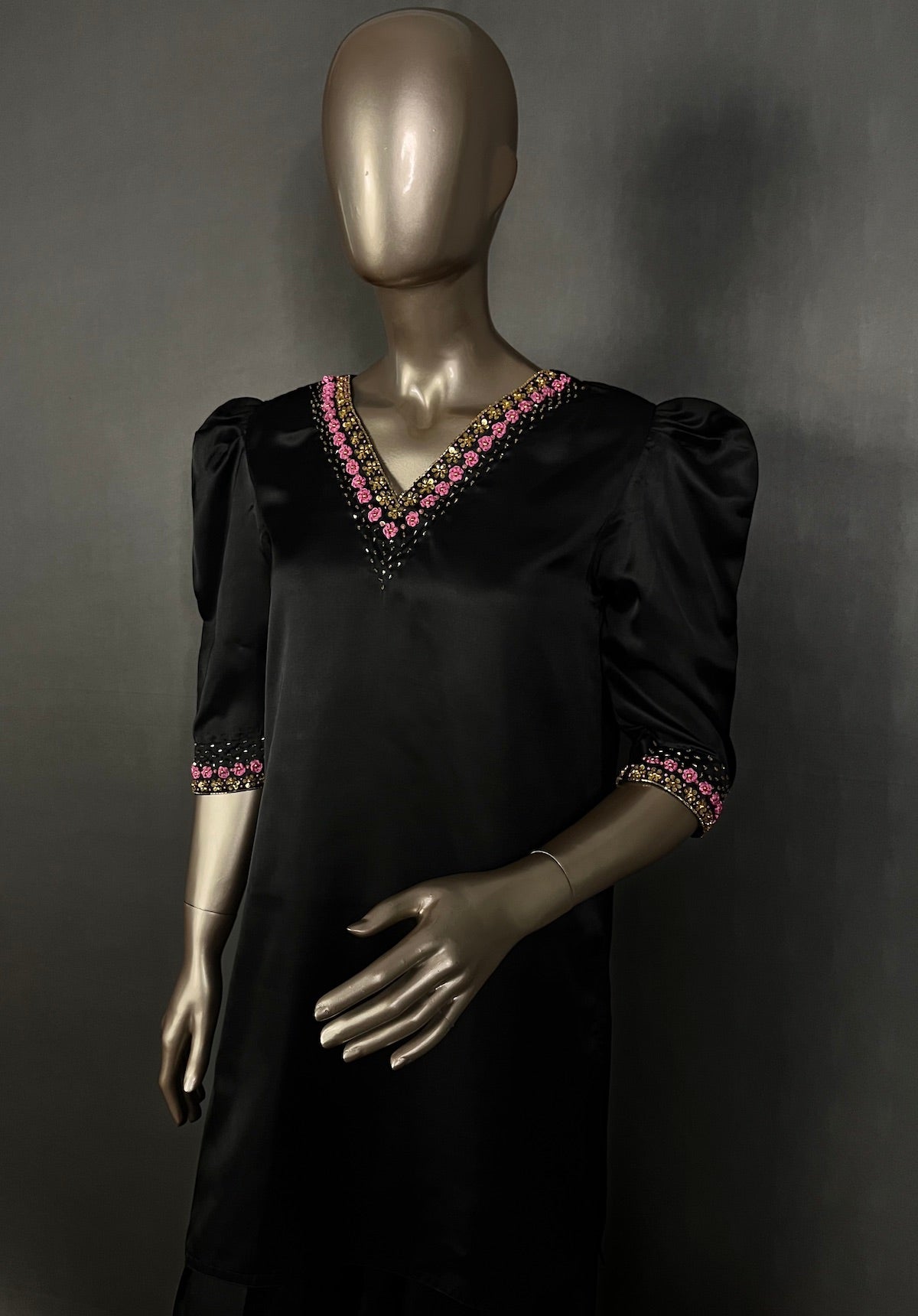 LAYLA Black Farshi Shalwar Kurta Set | Hand work | Kurta Sets for women