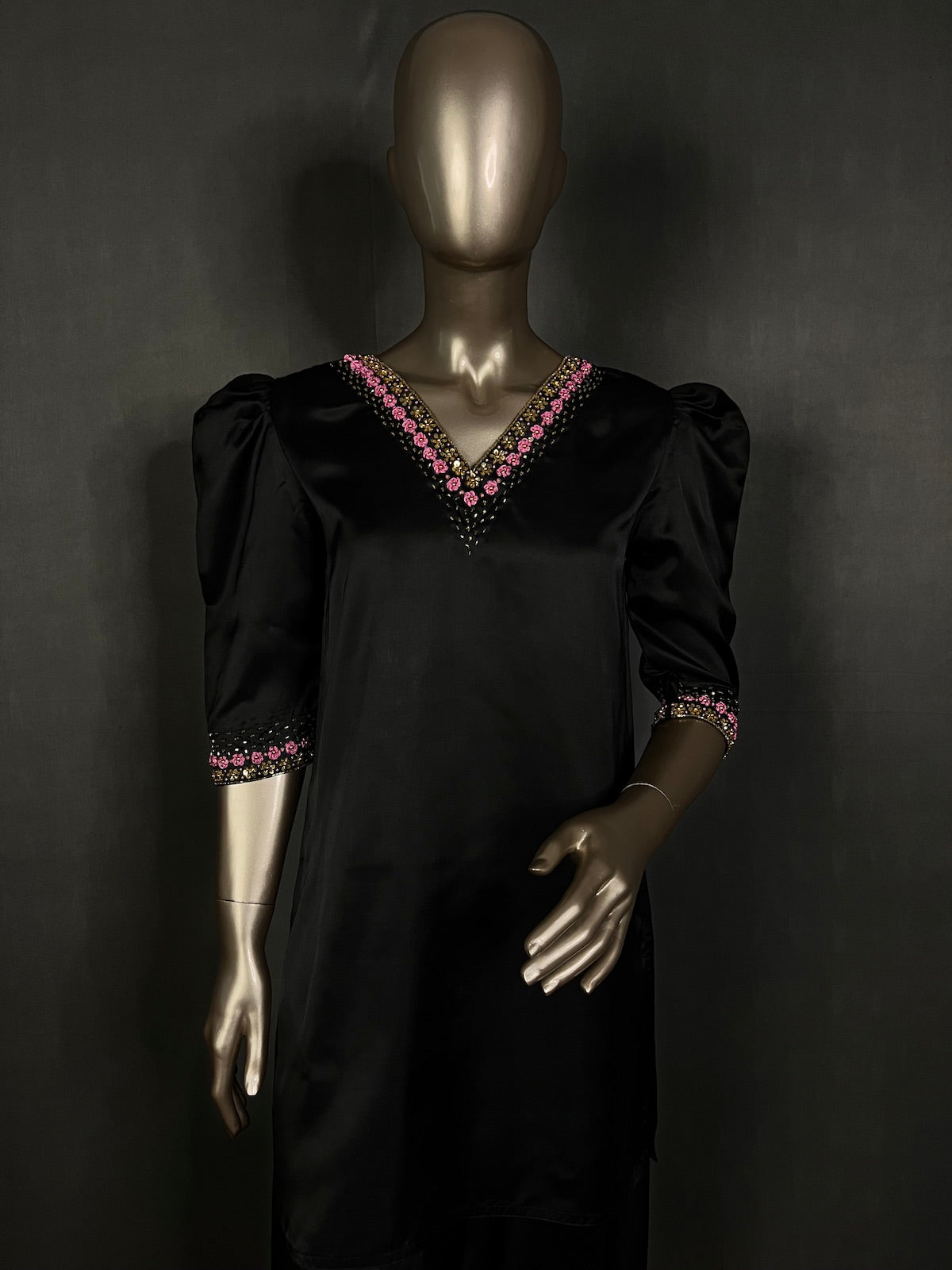 LAYLA Black Farshi Shalwar Kurta Set | Hand work | Kurta Sets for women