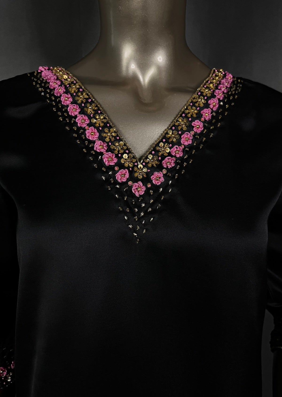 LAYLA Black Farshi Shalwar Kurta Set | Hand work | Kurta Sets for women