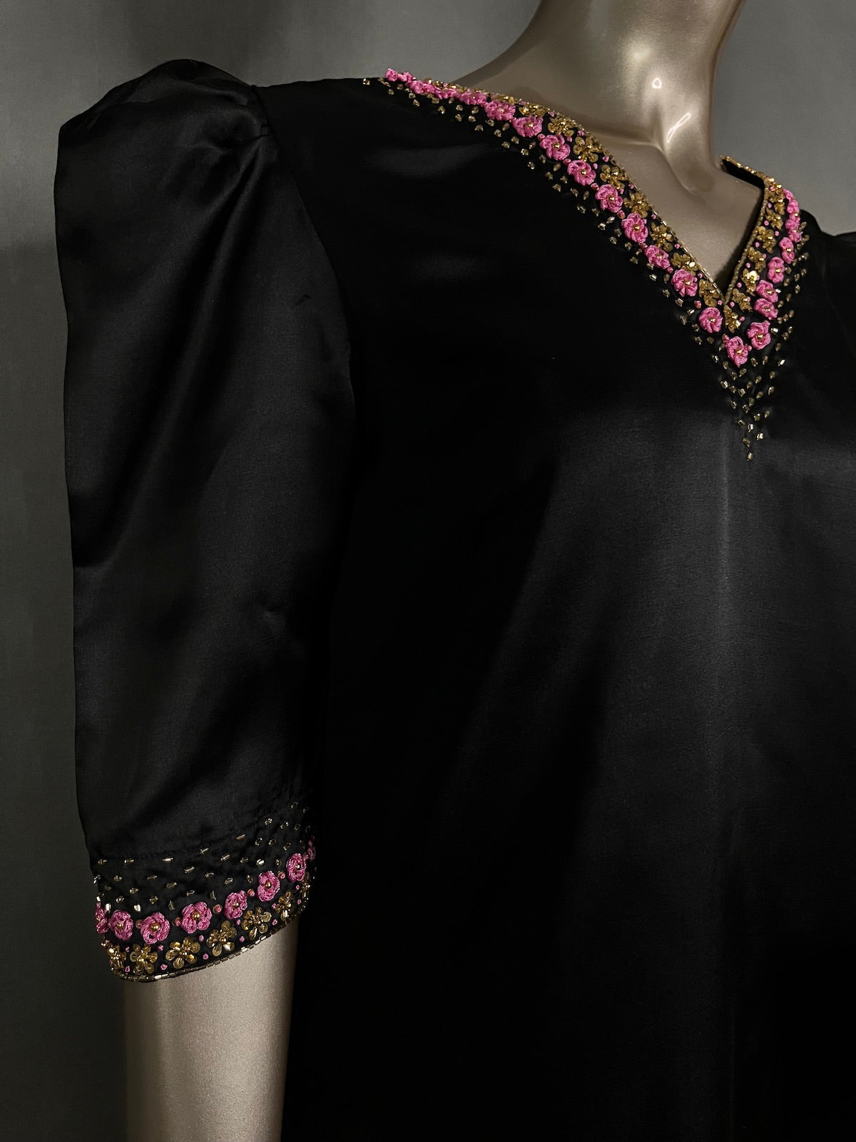 LAYLA Black Farshi Shalwar Kurta Set | Hand work | Kurta Sets for women