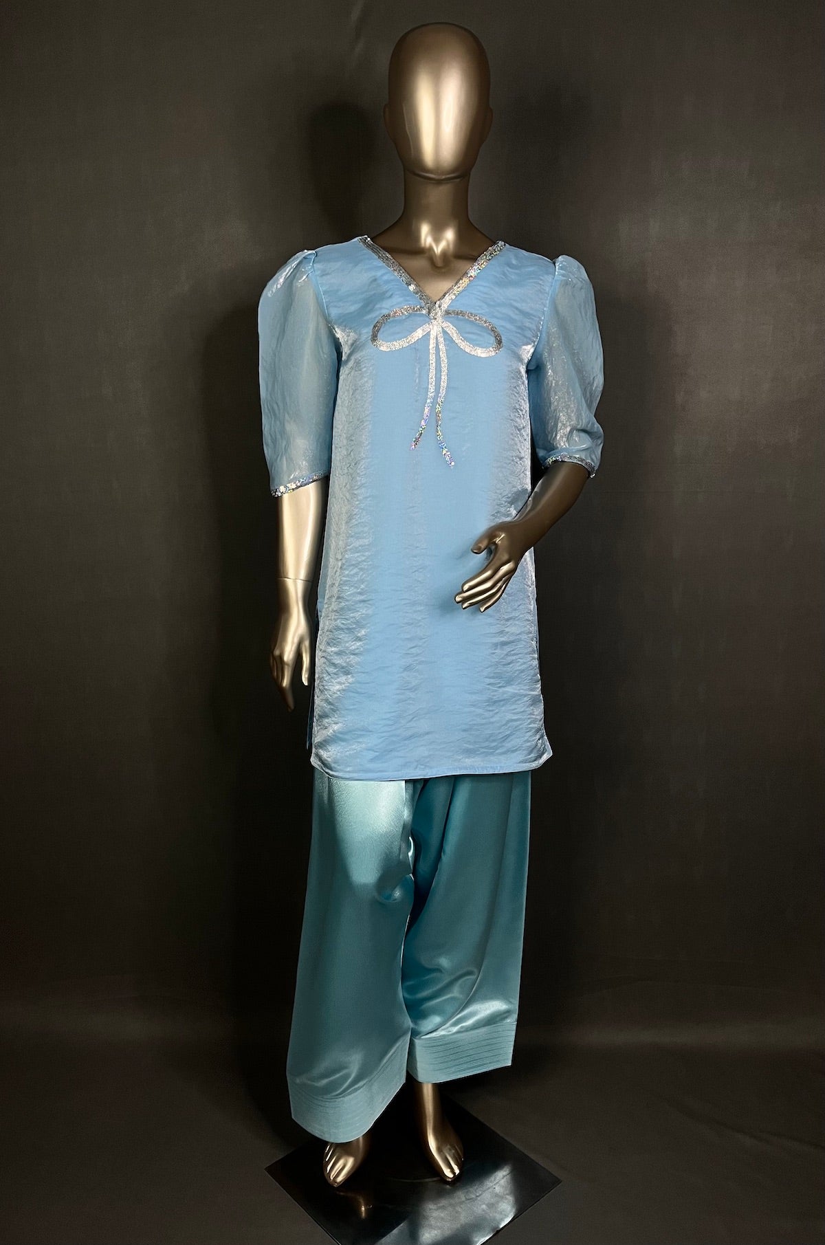 BOW Farshi Shalwar Kurta Set | Embroidery work |  Kurta Sets for women