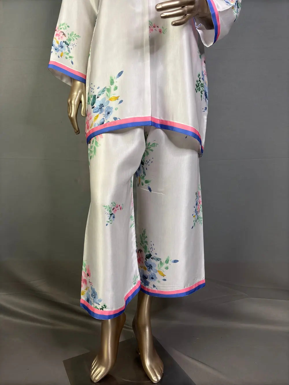 Modal Silk Pakistani Kurta Set with beautiful print | Best Pakistani Kurta Set for women kihums clothing