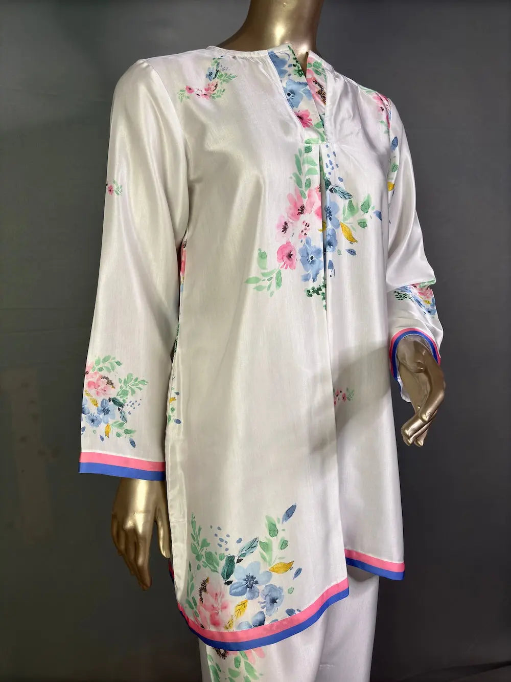 Modal Silk Pakistani Kurta Set with beautiful print | Best Pakistani Kurta Set for women kihums clothing