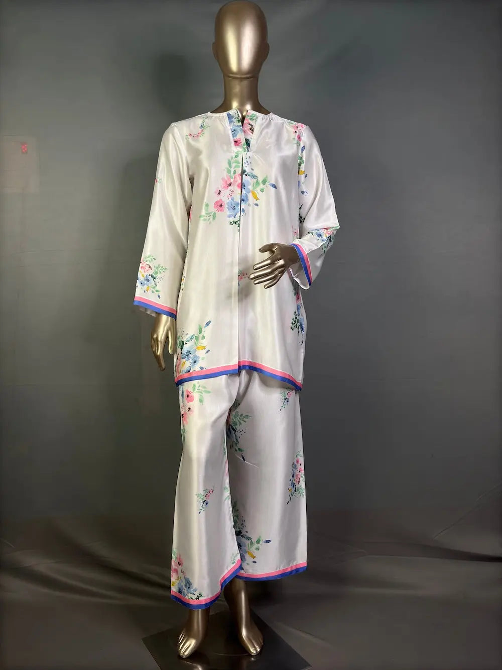 Modal Silk Pakistani Kurta Set with beautiful print | Best Pakistani Kurta Set for women kihums clothing