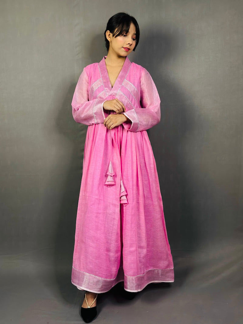 IVANKA DRESS - IN PURE LINEN FABRIC