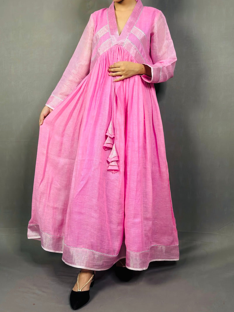 IVANKA DRESS - IN PURE LINEN FABRIC