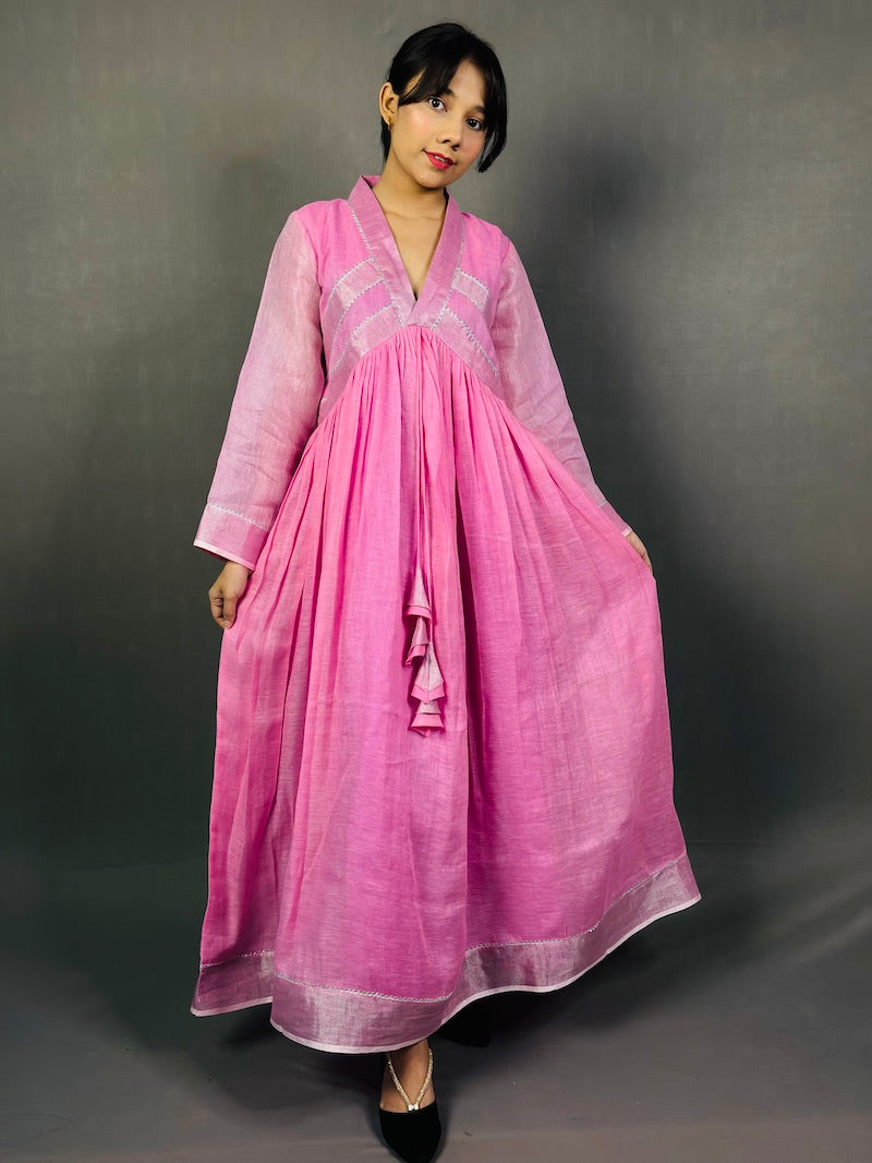 IVANKA DRESS - IN PURE LINEN FABRIC