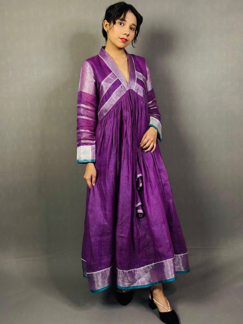 IVANKA DRESS - IN PURE LINEN FABRIC