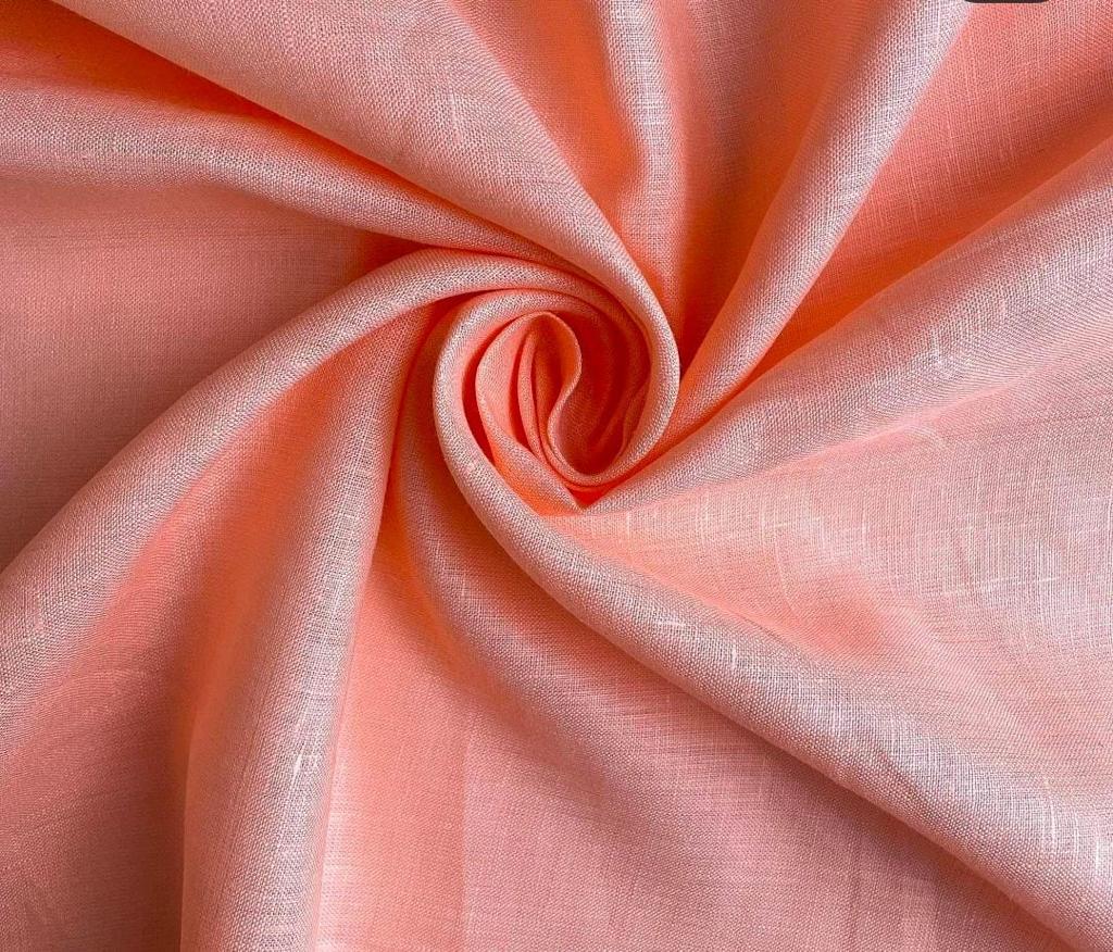60 lea 58 inch Handloom 100% pure Linen Fabric kihums clothing