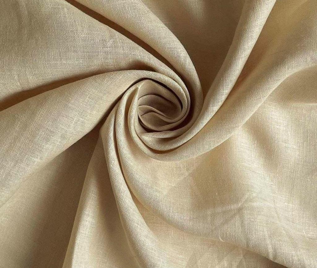 60 lea 58 inch Handloom 100% pure Linen Fabric kihums clothing