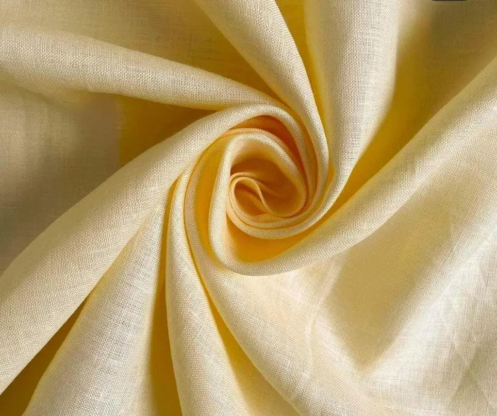 60 lea 58 inch Handloom 100% pure Linen Fabric kihums clothing