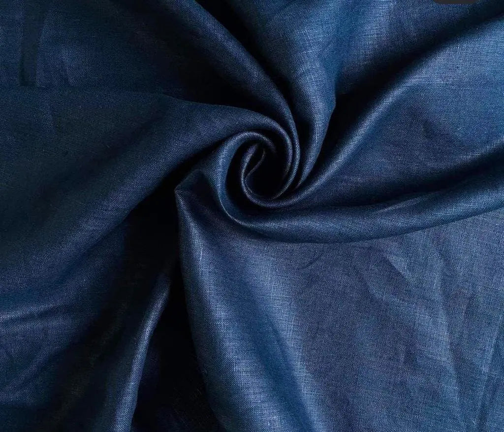 60 lea 58 inch Handloom 100% pure Linen Fabric kihums clothing