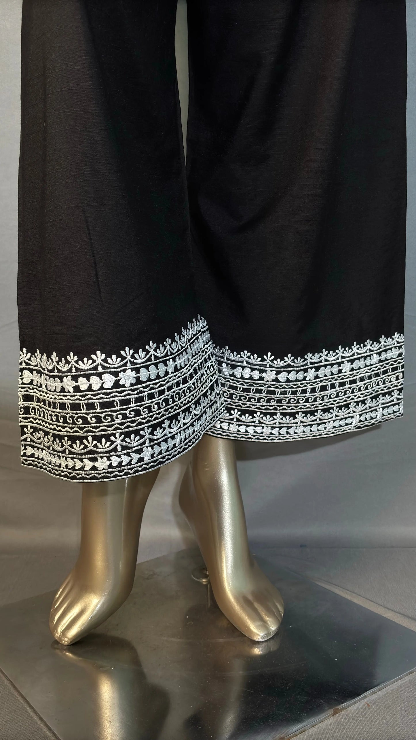 Black with Black Embroidered Pakistani Style Co-ord sets kihums clothing