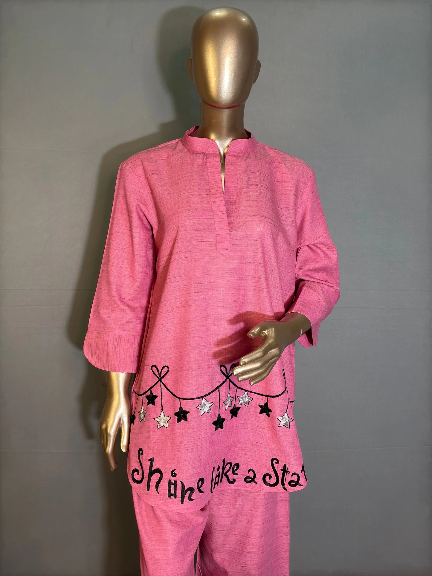 Pink Shade- Embroidered Pakistani Co-ord set for women kihums clothing