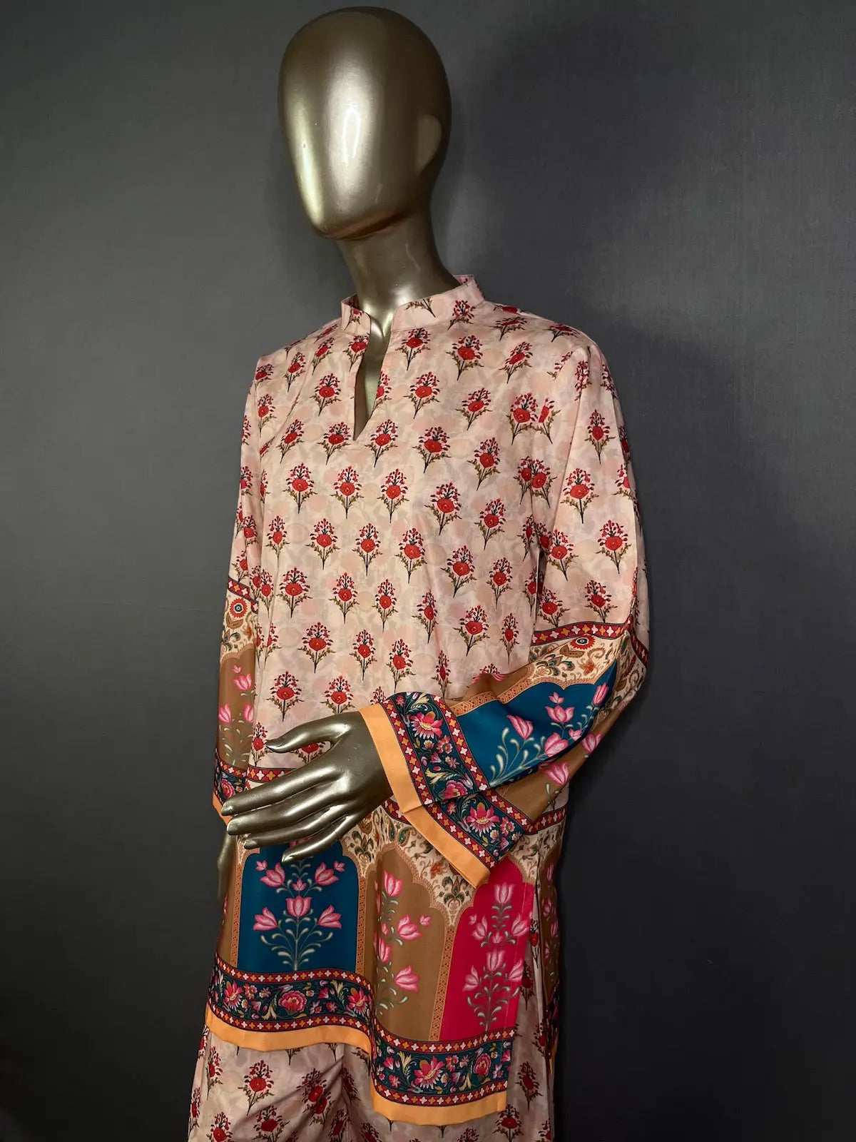 MUMTAZ Cotton Linen Kurta Set for women with beautiful print | Pakistani Suit (Copy) kihums clothing