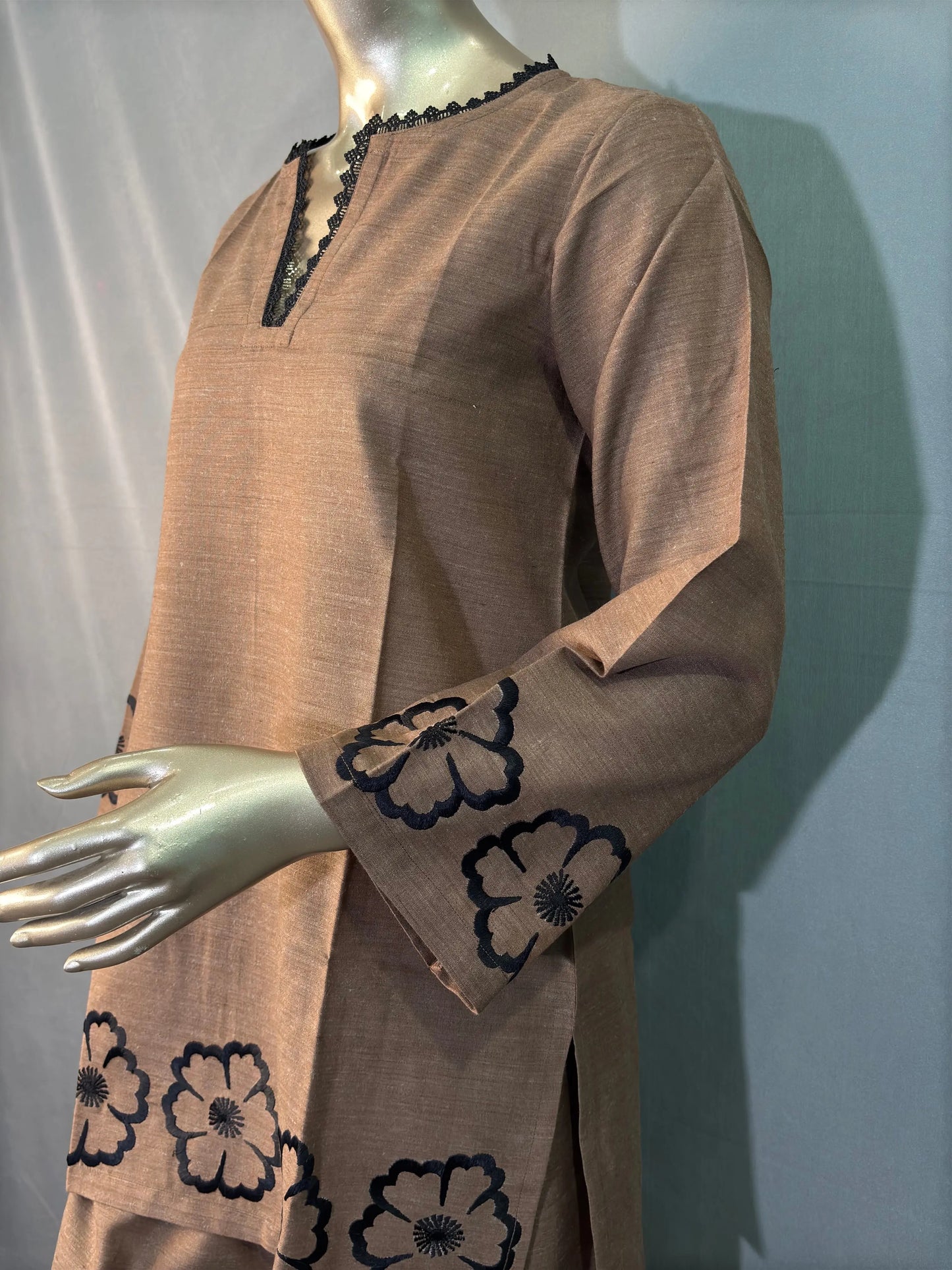 Coffee Shade- Stylish & Trendy Embroidered Co-ord sets kihums clothing