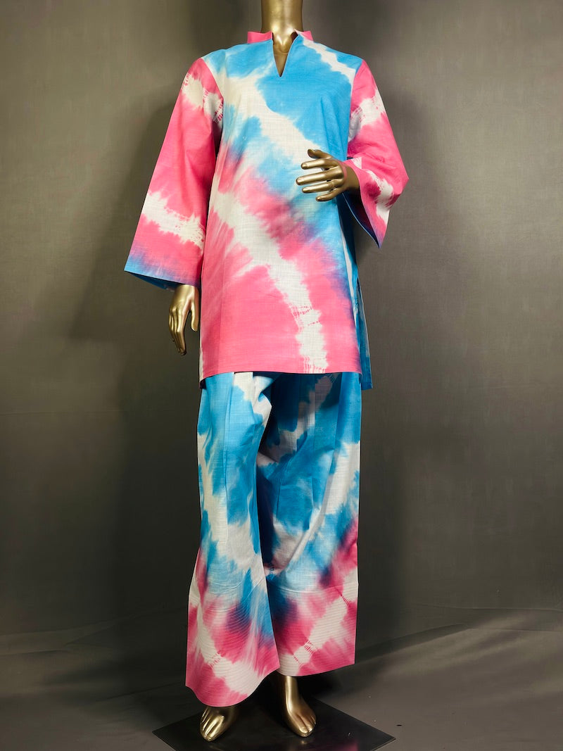SHIBORI Cotton Kurta Set for women with beautiful print | Summer Kurta set